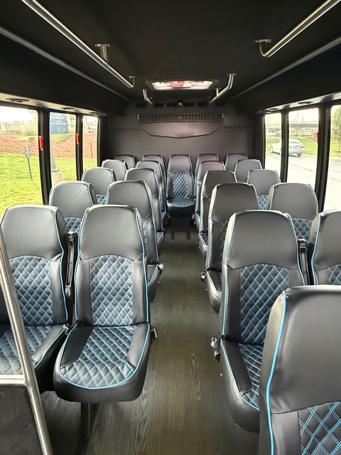 Shuttle Bus Interior — 24 Passengers
