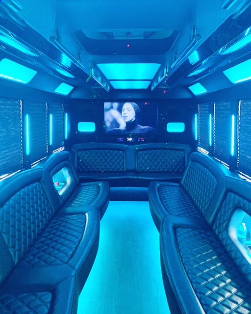 The Executive Party Bus Interior