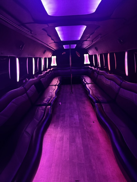 Party Bus Interior — The Titan — 44 Passengers
