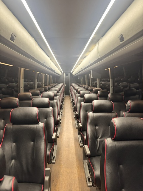 Motor Coach Interior — 54 Passengers