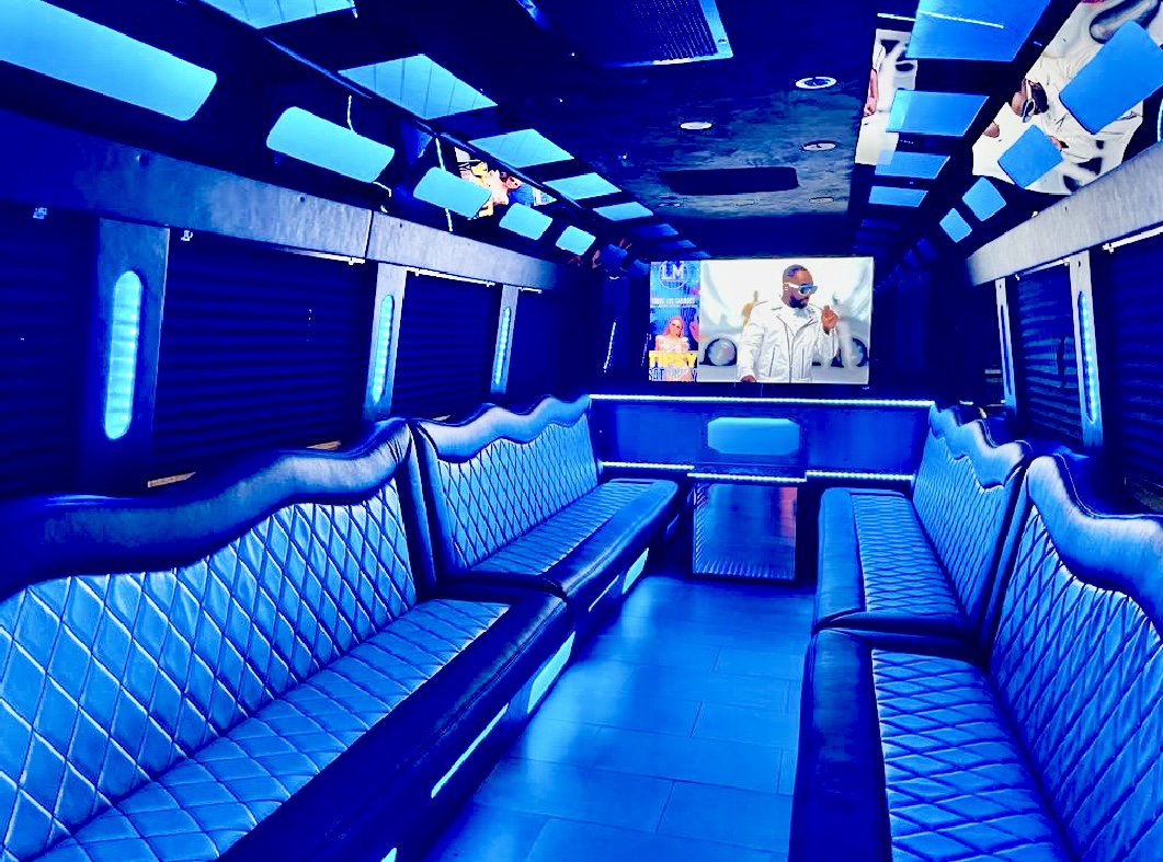The Legacy Party Bus Interior