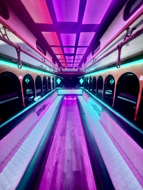 Luxury Party Bus Interior