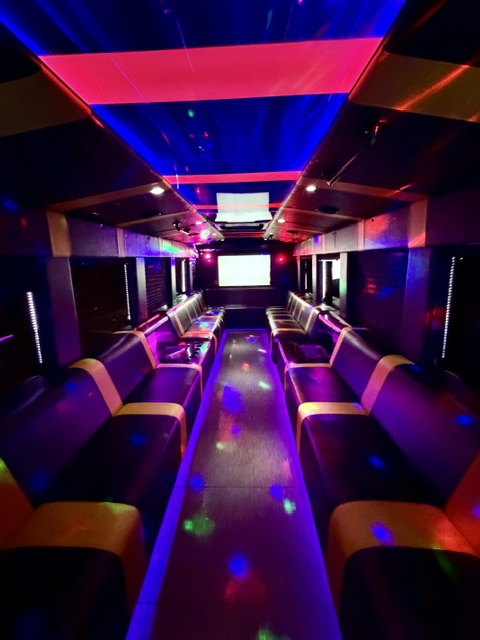The Grande Party Bus Interior